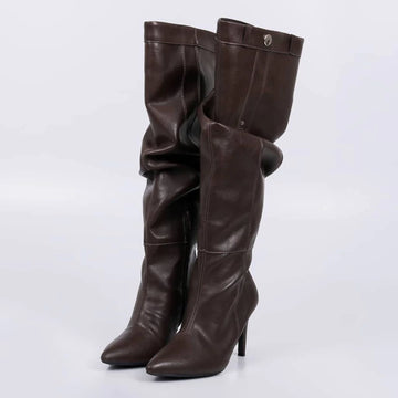 Madonna - Bota Feminina Aplicação Bico Fino Marrom