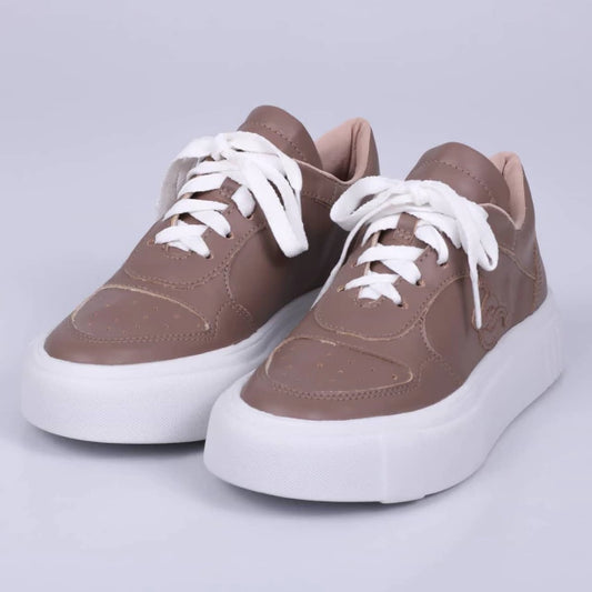 Vegas - Tênis Feminino Cadarço Marrom