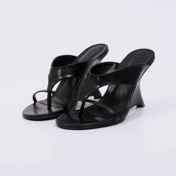 Stela - Tamanco Feminino Salto Anabela Preto