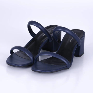 Bless - Tamanco Feminino Salto Grosso Azul