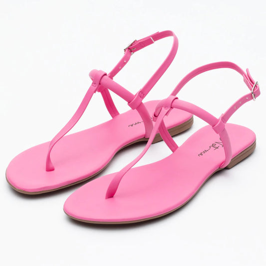 Sun - Sandália Rasteira Feminina Fivela Azaleia