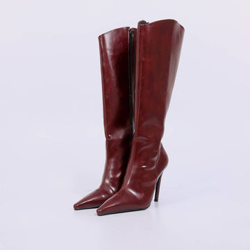 Paris – Bota Feminina Cano Alto Salto Fino Hibisco
