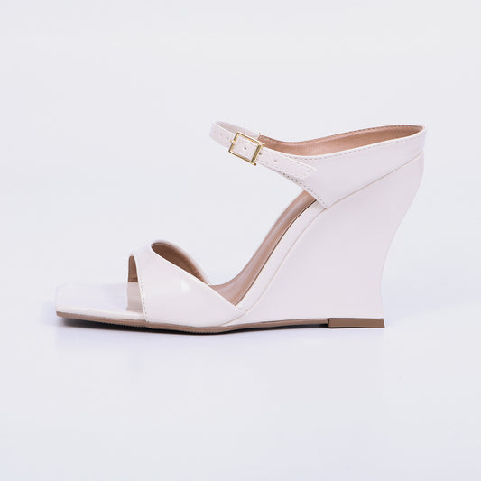 Zaia – Tamanco Feminino Anabela Off White