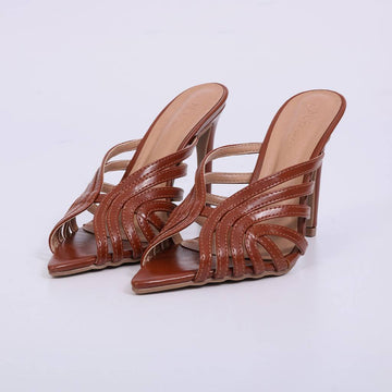 luana – Tamanco Feminino Tiras Finas Orgânicas Salto Alto New Whisk