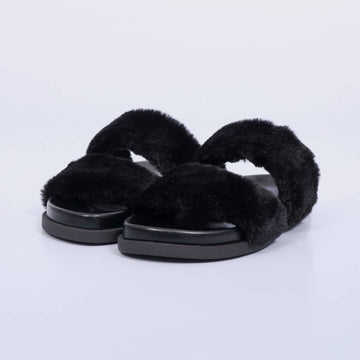 Tedi – Papete Feminina Peluciada Preto
