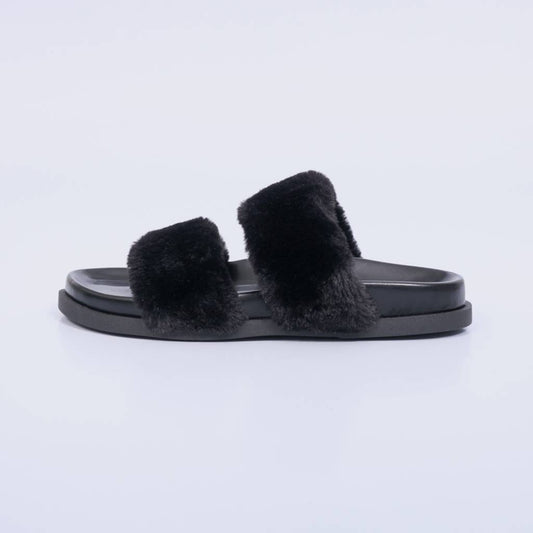 Tedi – Papete Feminina Peluciada Preto
