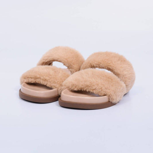 Tedi – Papete Feminina Peluciada Bege