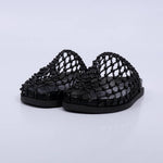 Iara – Clog Feminina Tramada Artesanal Preto