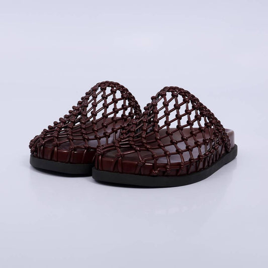 Iara – Clog Feminina Tramada Artesanal Hibisco