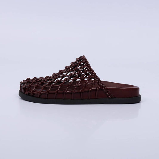 Iara – Clog Feminina Tramada Artesanal Hibisco