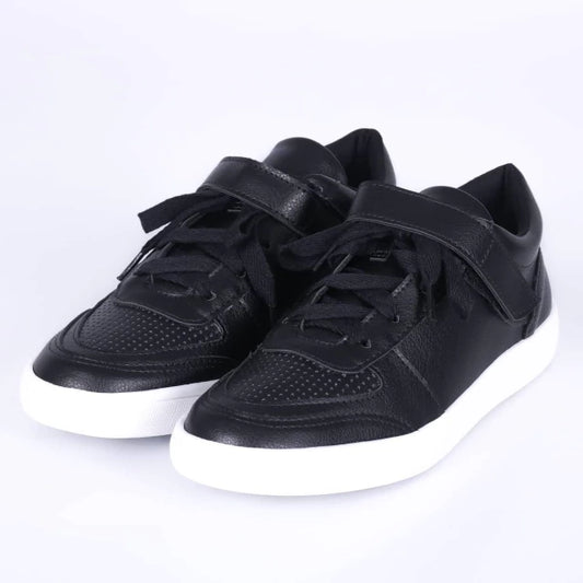 Mia - Tênis Feminino Cadarço Velcro Preto