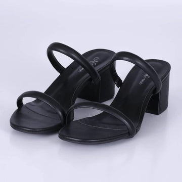 Bless - Tamanco Feminino Salto Grosso Preto