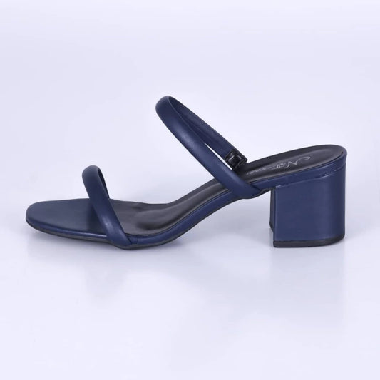 Bless - Tamanco Feminino Salto Grosso Azul