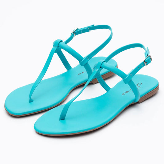 Sun - Sandália Rasteira Feminina Fivela Aurora