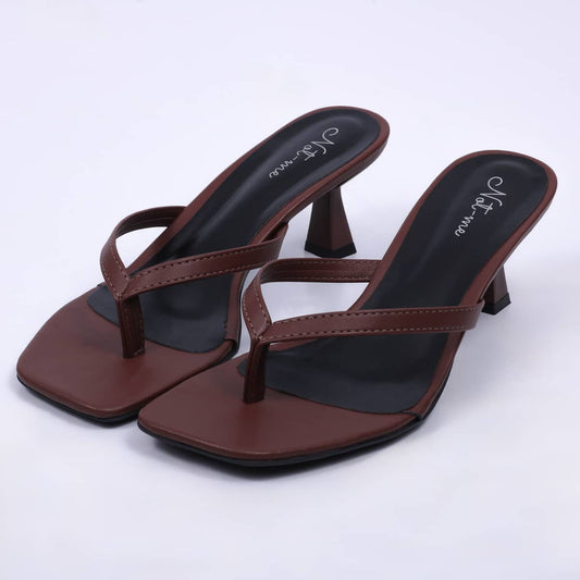 Madrid - Tamanco Feminino Chinelo De Dedo Marrom