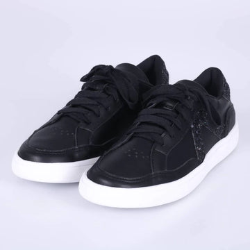 Kendra - Tênis Feminino Cadarço Brilho Preto