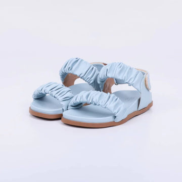 Tata - Sandália Papete Feminina Papete Anatômica Azul Claro