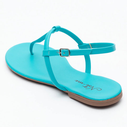 Sun - Sandália Rasteira Feminina Fivela Aurora