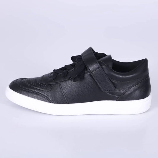 Mia - Tênis Feminino Cadarço Velcro Preto