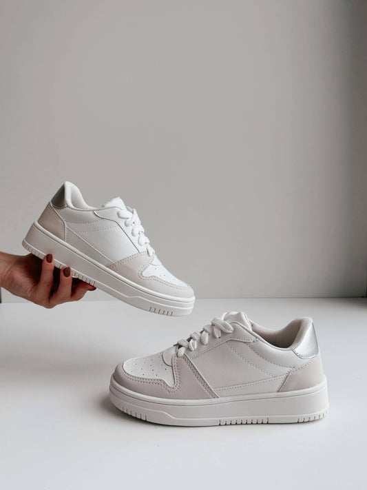 Ibiza - Tênis Feminino Branco/Prata