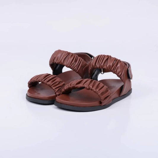 Tata - Sandália Papete Feminina Papete Anatômica Marrom