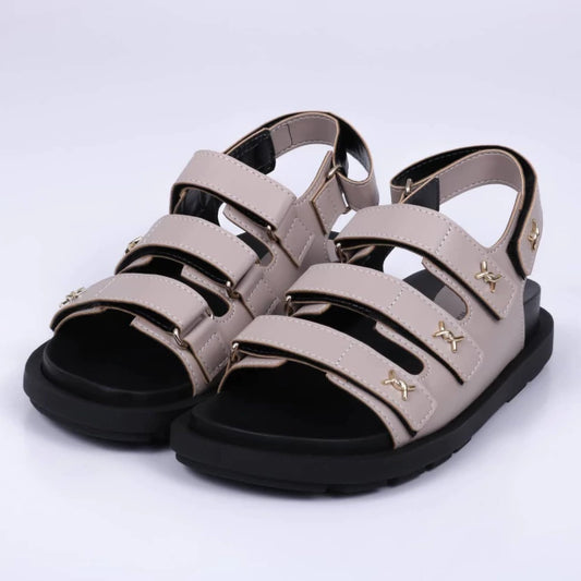 Ruth - Papete Not-me Anatômica Velcro Cinza