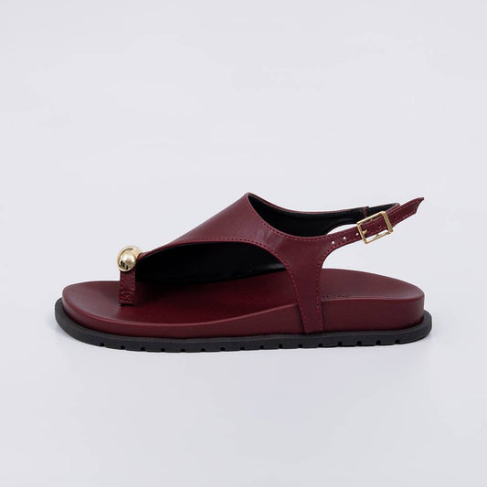 Odin - Papete Feminina Anatômica Detalhe Metal Vermelho