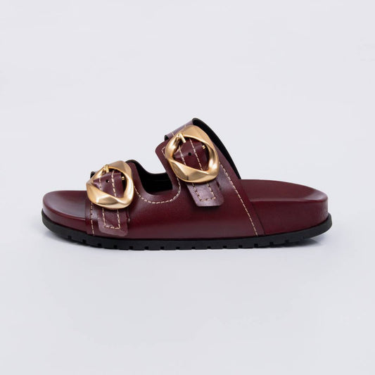 Niterói - Papete Feminina Anatômica Aplicação Tira Dupla Vermelho