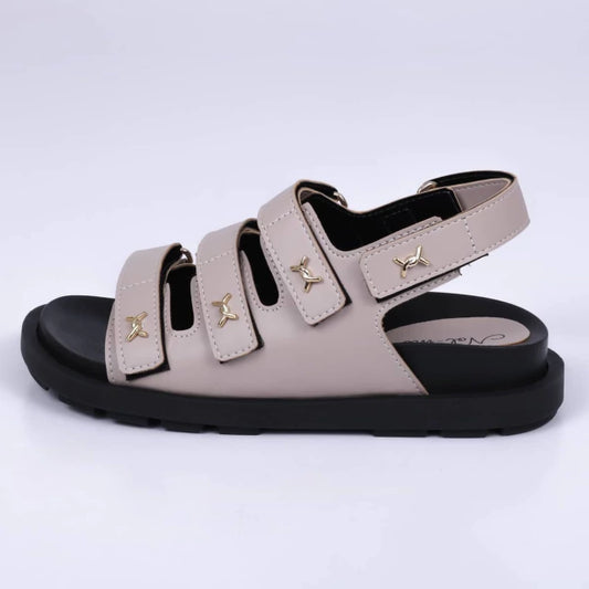 Ruth - Papete Not-me Anatômica Velcro Cinza