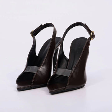 Valen – Sandália Feminina Slingback Salto Fino Bico Aberto Rocha